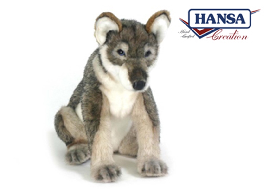 Sitting Wolf Pup 30cm/Product Detail/Plush Toys