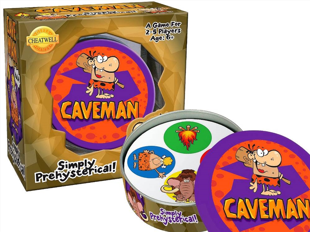 Cave Man Card Game In Tin/Product Detail/Card Games