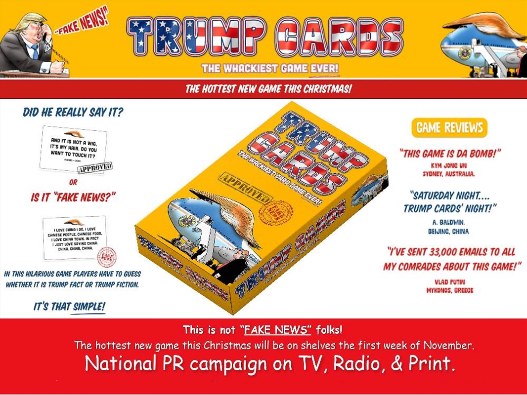 Trump Cards Card Game/Product Detail/Card Games