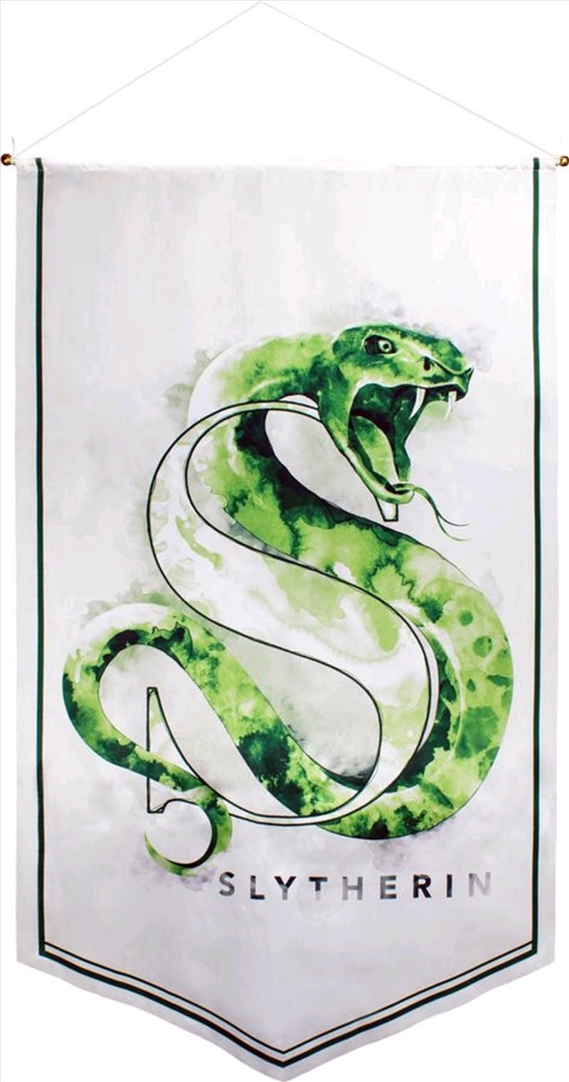 Harry Potter - Slytherin Watercolour Satin Banner/Product Detail/Posters & Prints