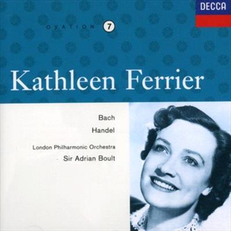 Kathleen Ferrier Vol 7 - Bach / Handel/Product Detail/Classical