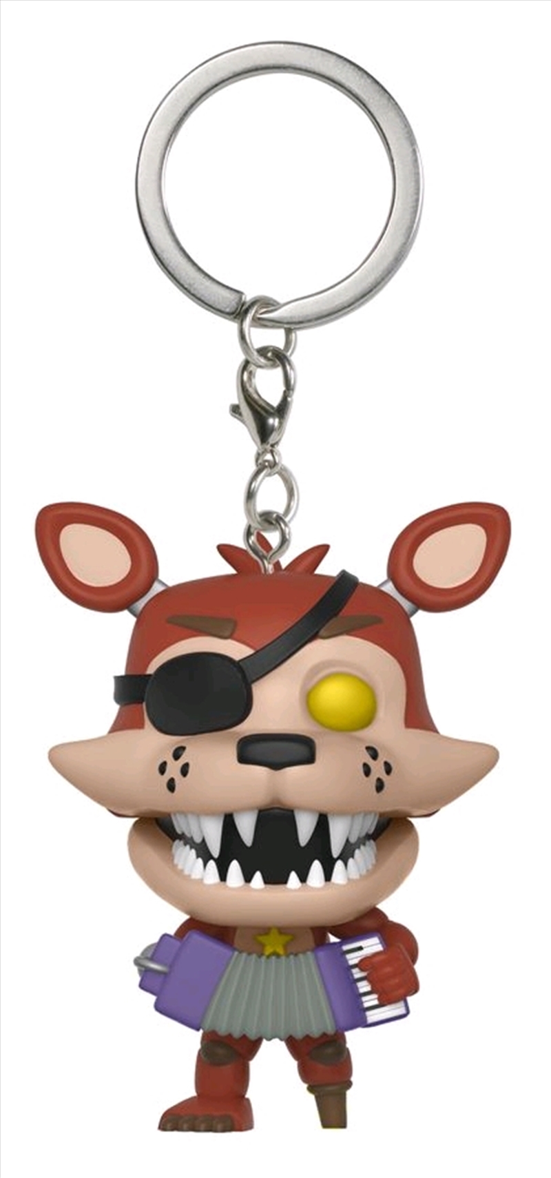 Five Nights at Freddy's: Pizza Sim - Rockstar Foxy Pocket Pop! Keychain/Product Detail/Standard Pop Vinyl