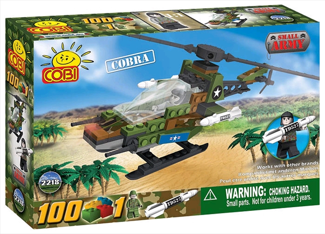 Small Army - 100 Piece Cobra Military Helicopter Construction Set/Product Detail/Building Sets & Blocks