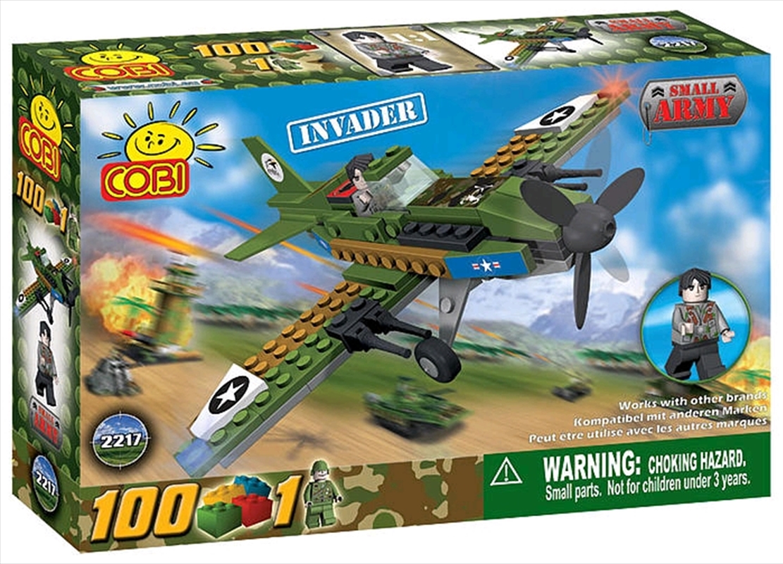 Small Army - 100 Piece Invader Plane Military Aircraft Construction Set/Product Detail/Building Sets & Blocks