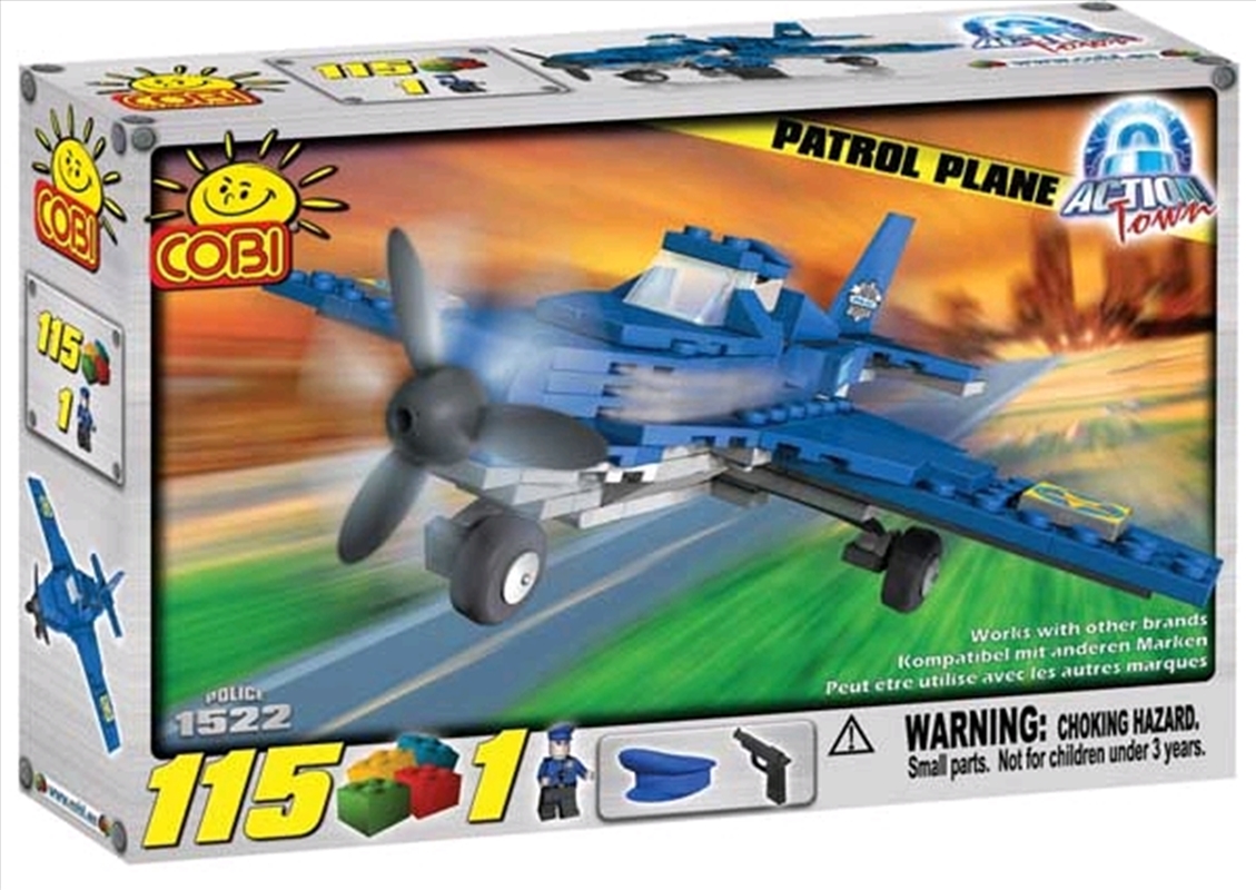 Action Town - 115 Piece Patrol Plane Construction Set/Product Detail/Building Sets & Blocks
