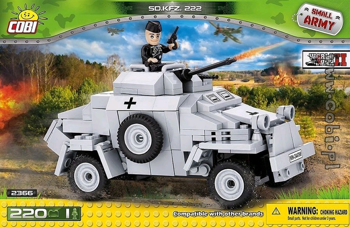 Small Army - 220 piece Sd.Kfz.222/Product Detail/Building Sets & Blocks