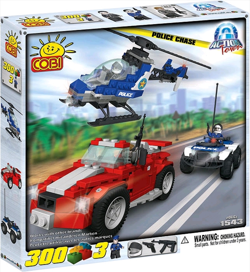 Action Town - 300 Piece Police Chase Construction Set/Product Detail/Building Sets & Blocks