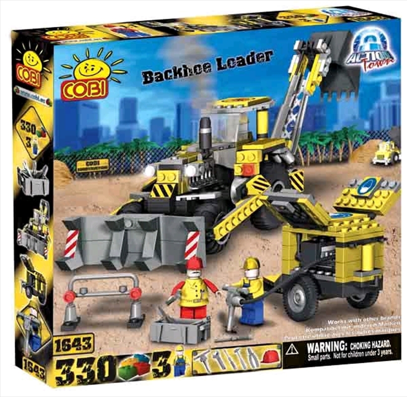 Action Town - 330 Piece Construction Backhoe Loader Construction Set/Product Detail/Building Sets & Blocks