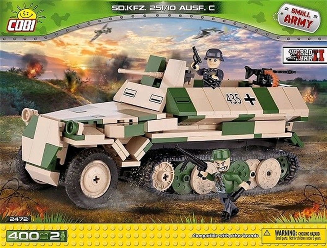 Small Army - 400 piece Sd.Kfz.251/10 Ausf.C/Product Detail/Building Sets & Blocks