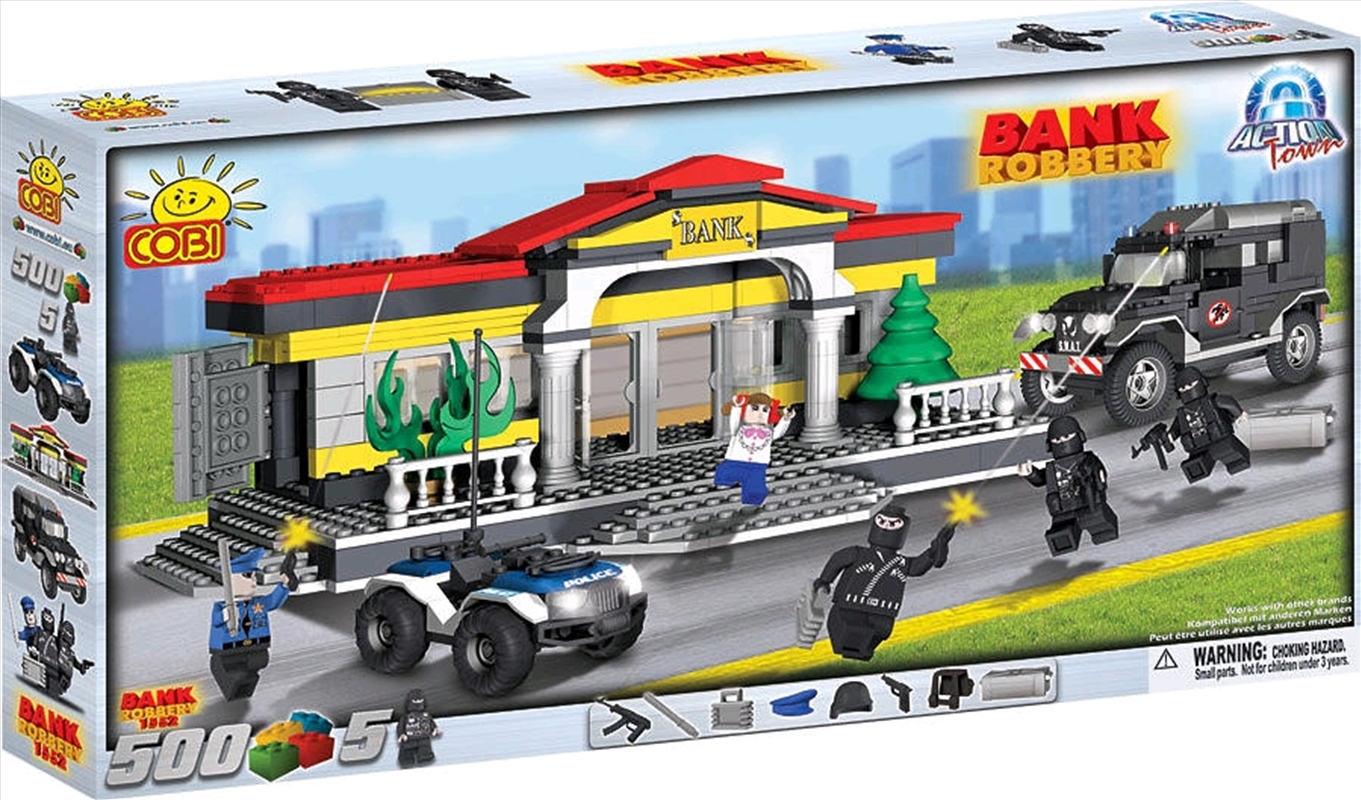 Action Town - 500 Piece Bank Robbery Construction Set/Product Detail/Building Sets & Blocks