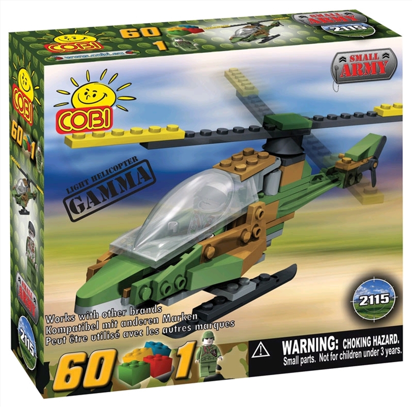 Small Army - 60 Piece Gamma Military Helicopter Construction Set/Product Detail/Building Sets & Blocks