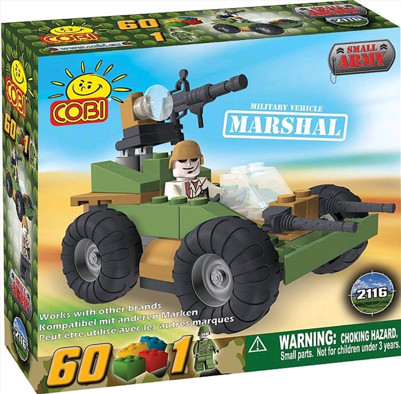 Small Army - 60 Piece Marshal Military Vehicle Construction Set/Product Detail/Building Sets & Blocks