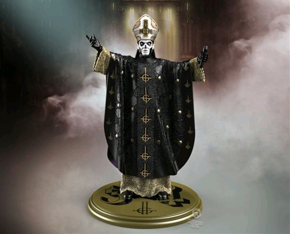 De Toyboys | Ghost Rock Iconz Statue 1/9 Papa Emeritus IV Black Robes 22 Cm 846162