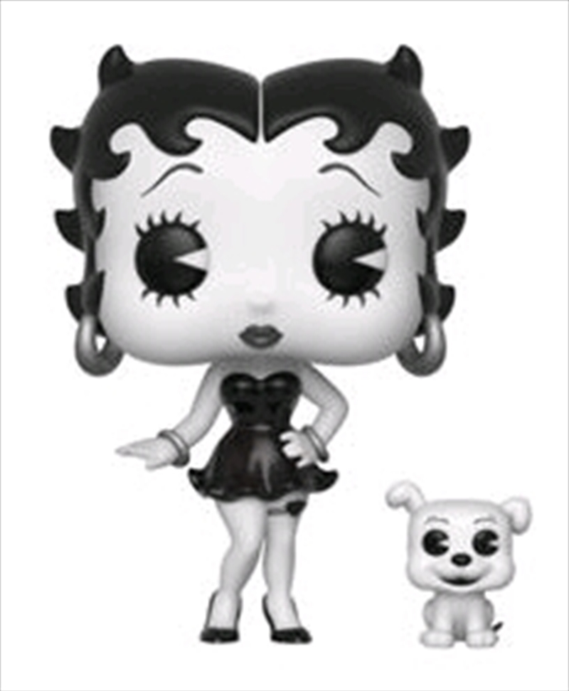 Betty Boop - Betty with Pudgy Black & White US Exclusive Pop! Vinyl/Product Detail/TV