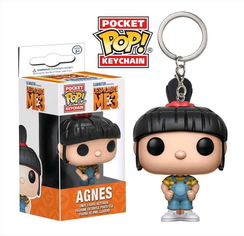 Despicable Me 3 - Agnes Pocket Pop! Keychain/Product Detail/Movies