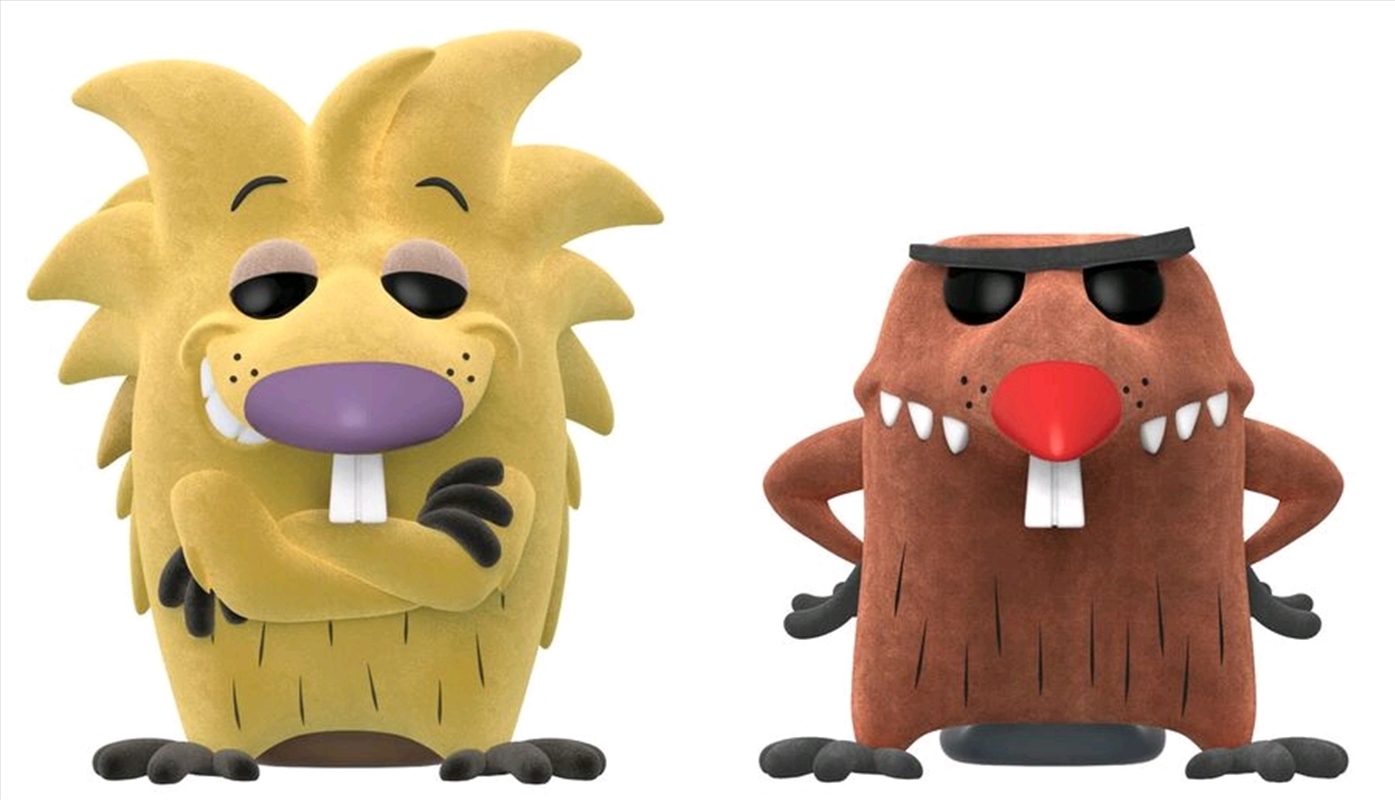 Angry Beavers - Norbert and Daggett Flocked US Exclusive Pop! Vinyl 2-pack/Product Detail/TV