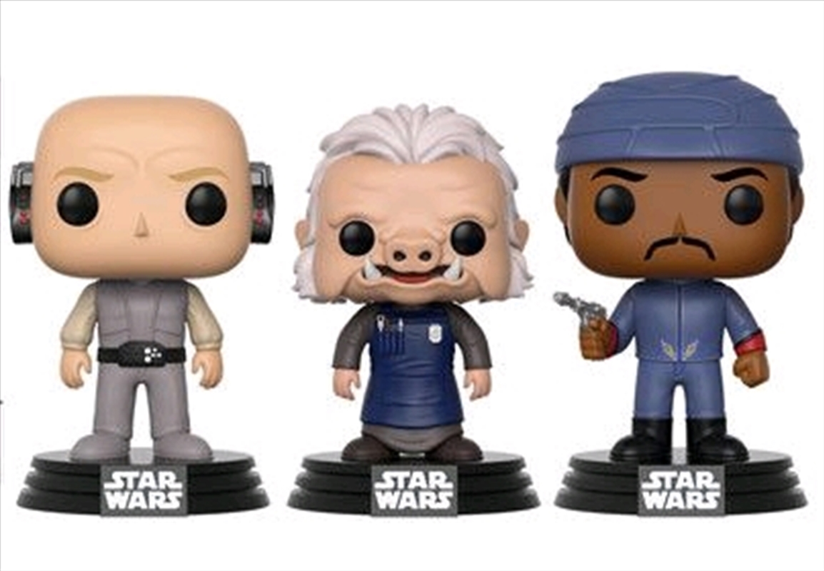Star Wars - Lobot, Ugnaught, Bespin Guard US Exclusive Pop! Vinyl 3-Pack/Product Detail/Movies