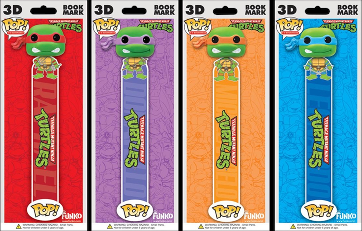 Teenage Mutant Ninja Turtles - 3D Bookmark (SENT AT RANDOM)/Product Detail/Bookmarks & Reading Accessories