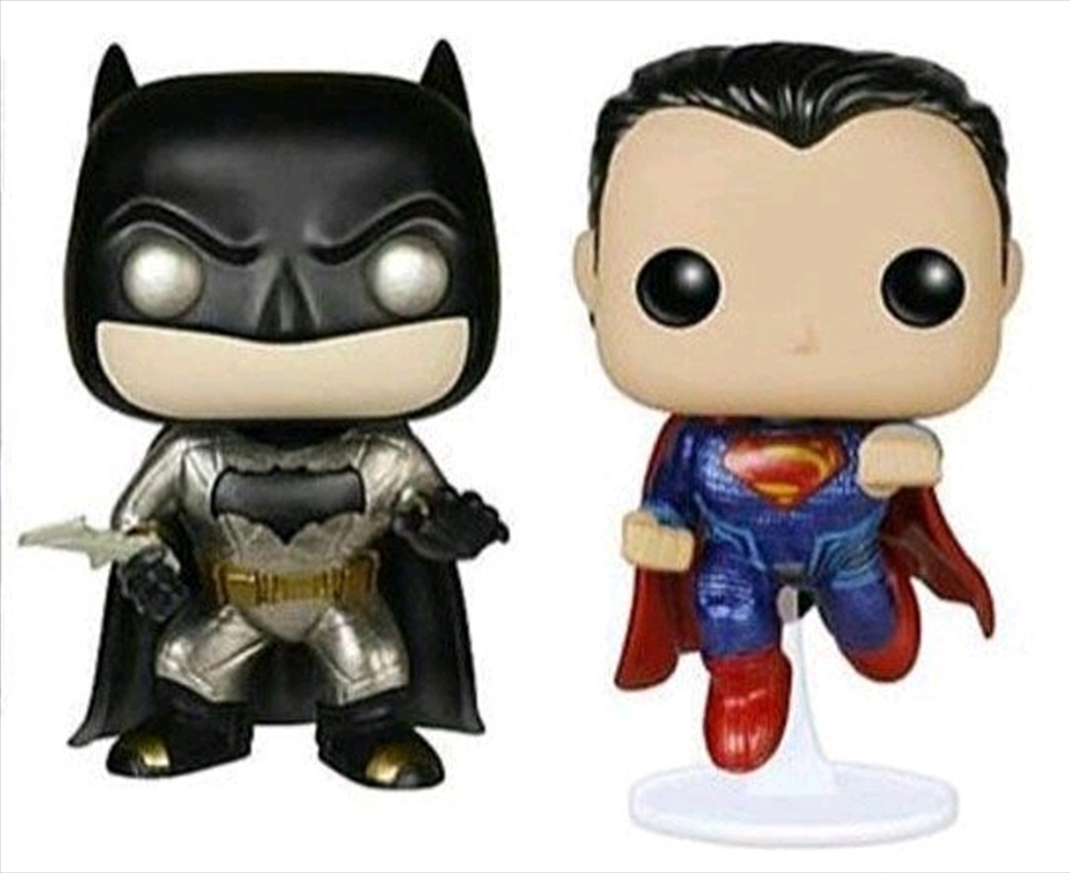 Batman v Superman: Dawn of Justice - Metallic US Exclusive Pop! Vinyl 2-Pack/Product Detail/Movies