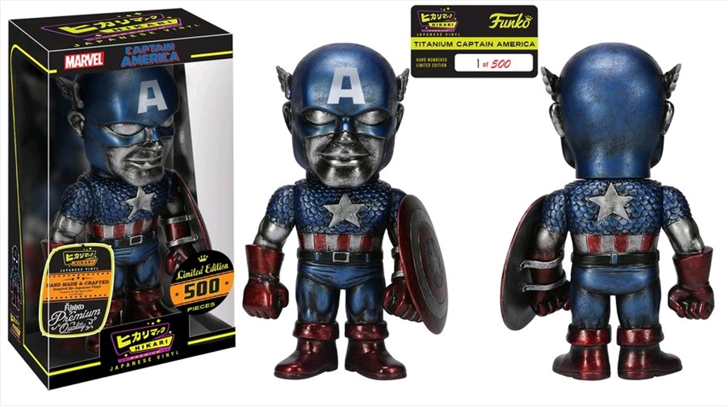 Captain America - Captain America Titanium Hikari Figure/Product Detail/Funko Collections