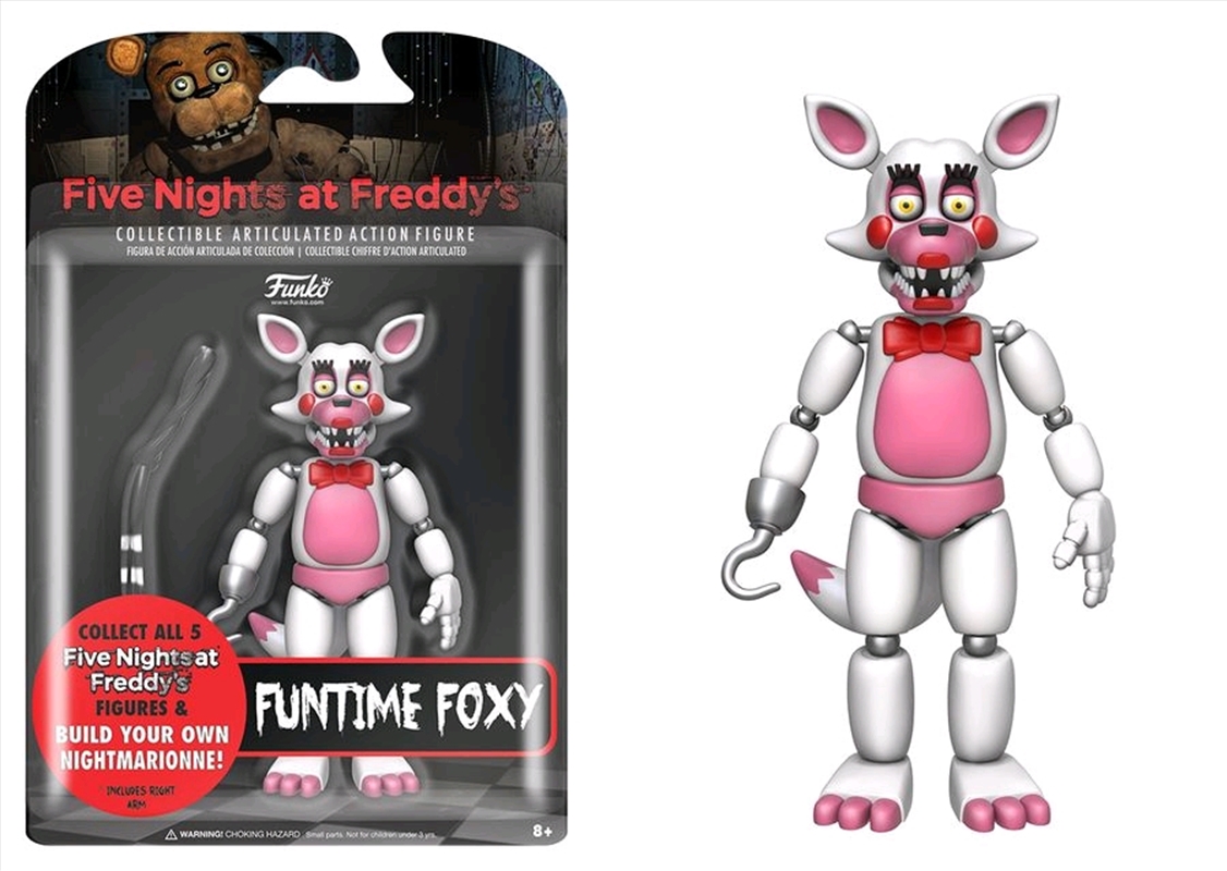 Five Nights at Freddy's - Funtime Foxy 5" Articulated Action Figure/Product Detail/Figurines