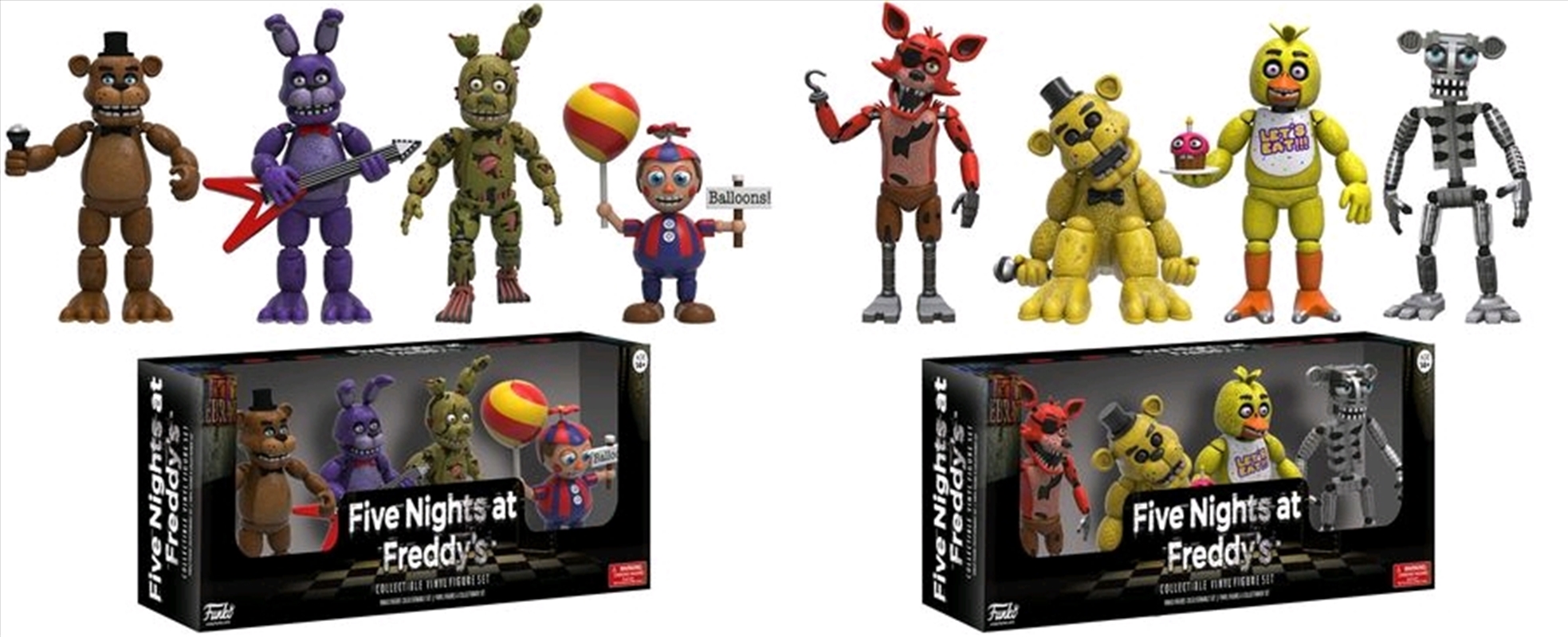 Five Nights at Freddy's - 2" Vinyl Figure 4-Pack Assortment	/Product Detail/Figurines