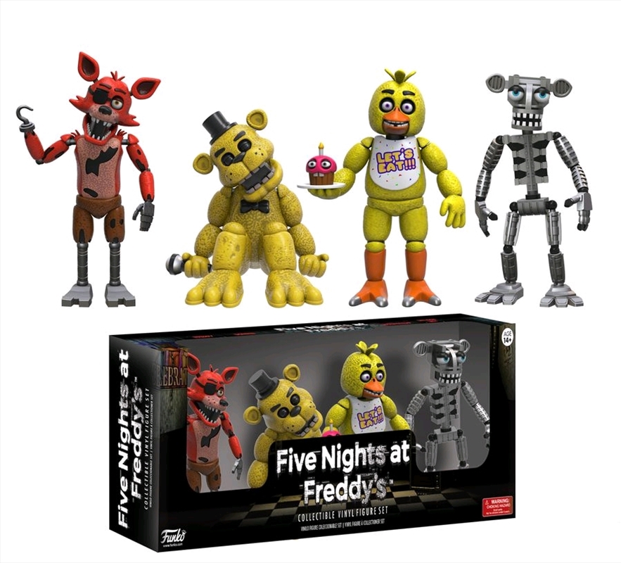 Five Nights at Freddy's - 2" Vinyl Figure 4-Pack #1/Product Detail/Figurines