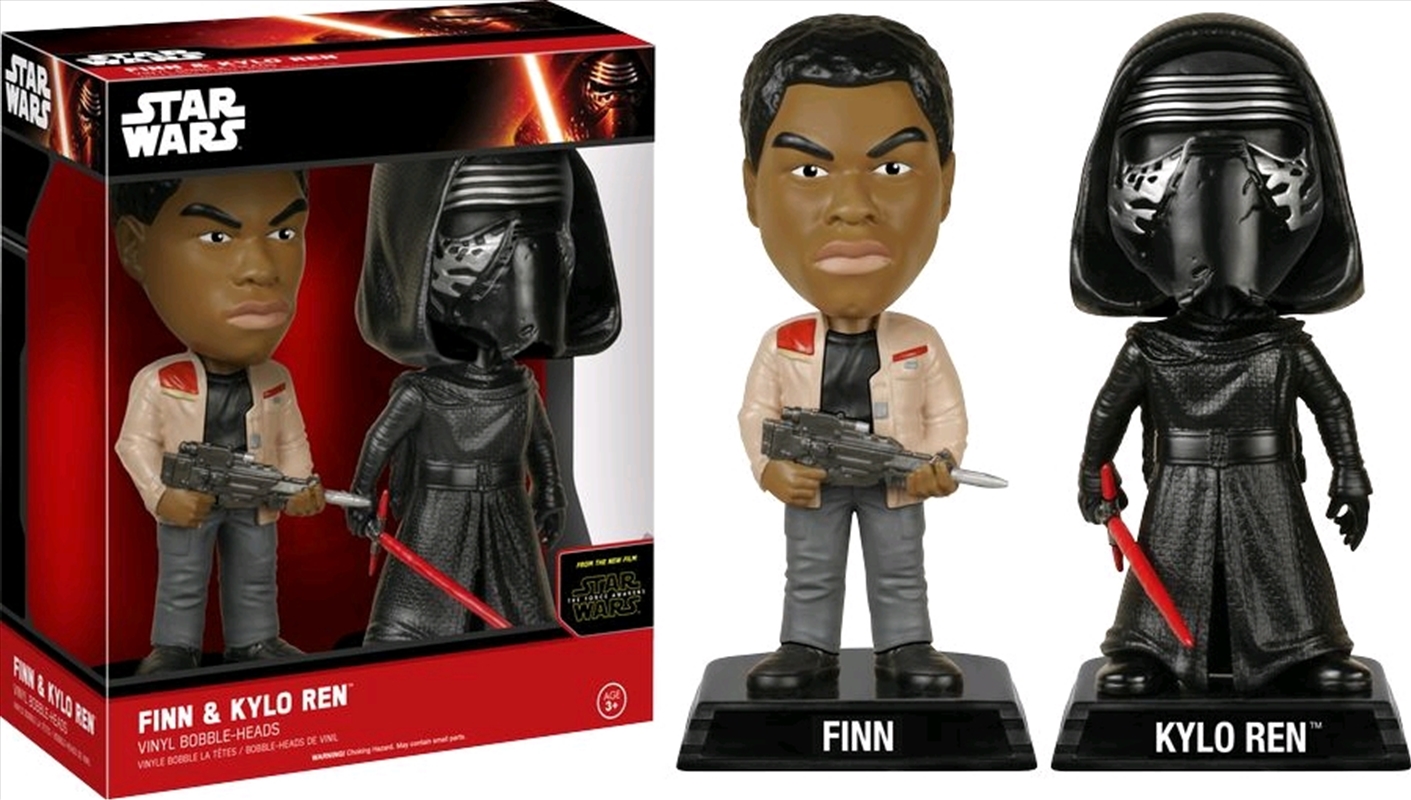 Star Wars - Finn & Kylo Ren Episode VII The Force Awakens US Exclusive Wacky Wobbler 2 Pack/Product Detail/Funko Collections