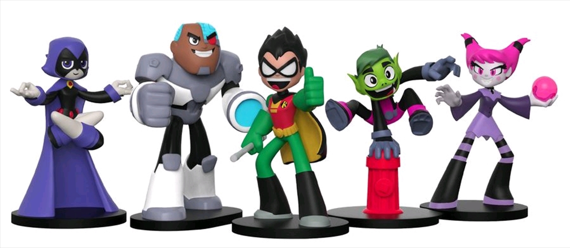 Teen Titans Go! Hero World US Exclusive 5pack [RS] Figurines