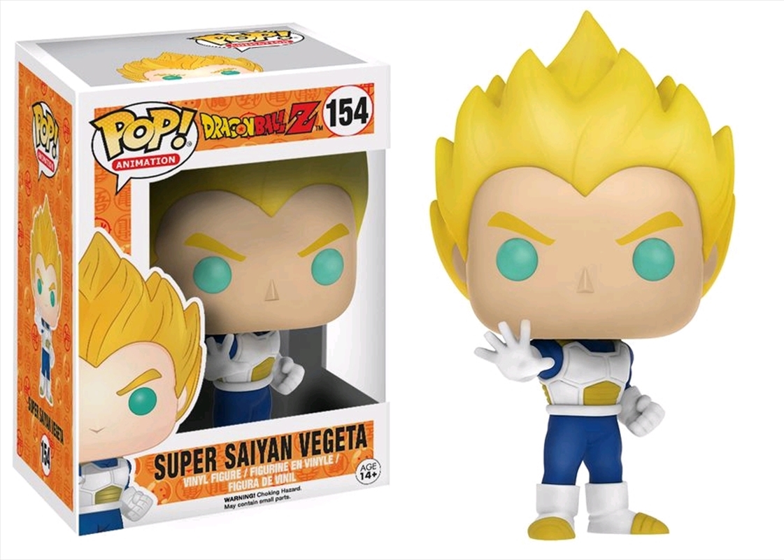 Dragon Ball Z - Vegeta Super Saiyan Blue & White US Exclusive Pop! Vinyl [RS]/Product Detail/TV