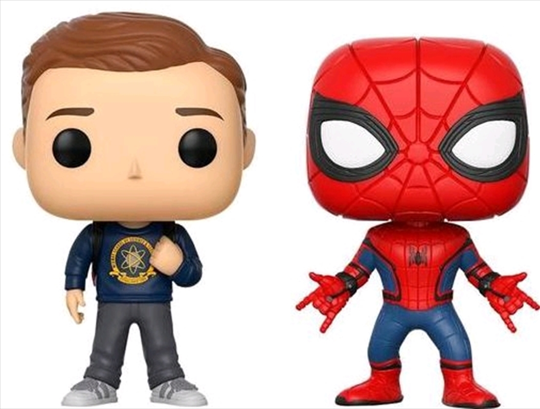 Spider-Man: Homecoming - Peter Parker / Spider-Man Suit US Exclusive Pop! Vinyl 2-pack [RS]/Product Detail/Movies