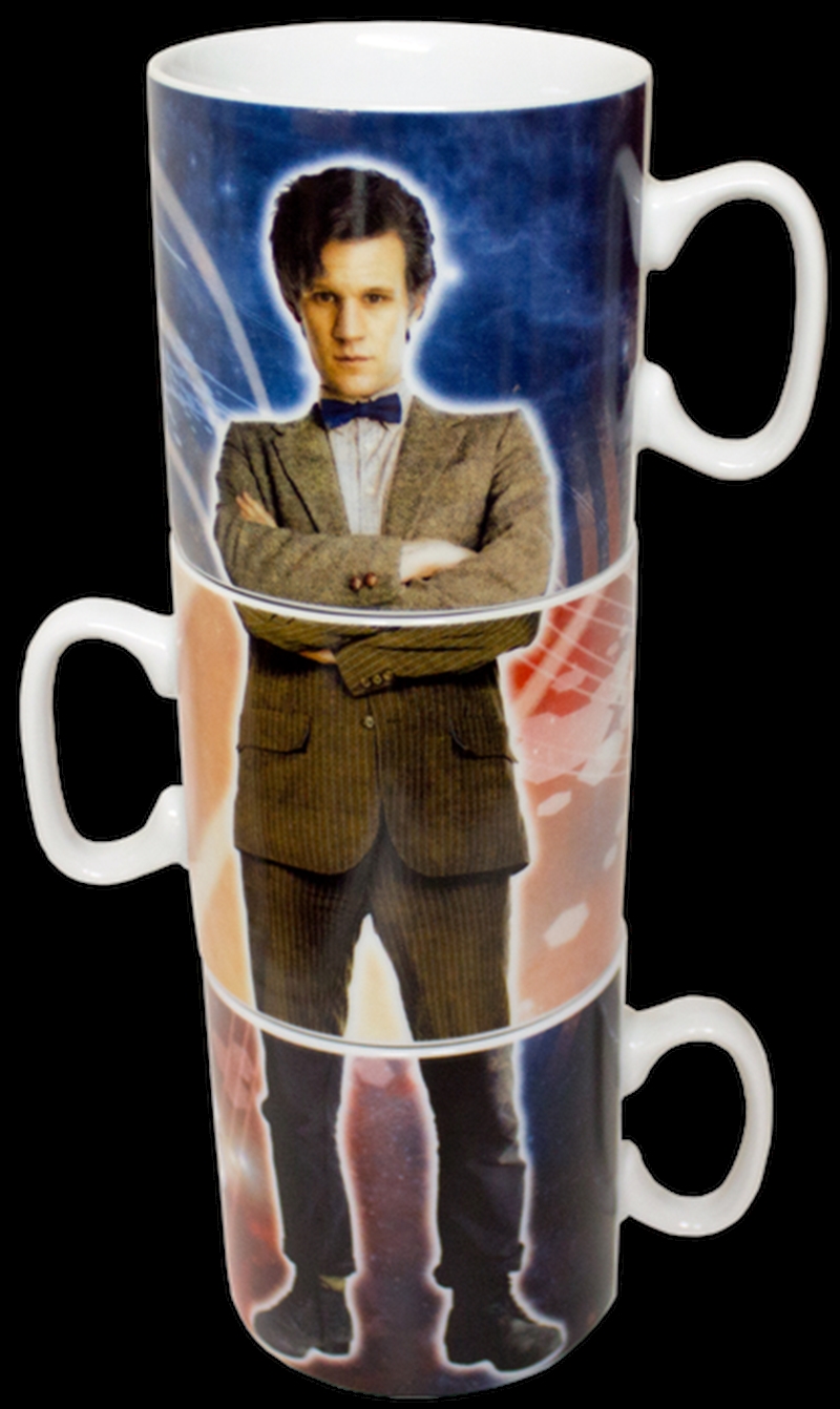 Doctor Who - Tenth & Eleventh Doctors Stacked Mug Set/Product Detail/Mugs