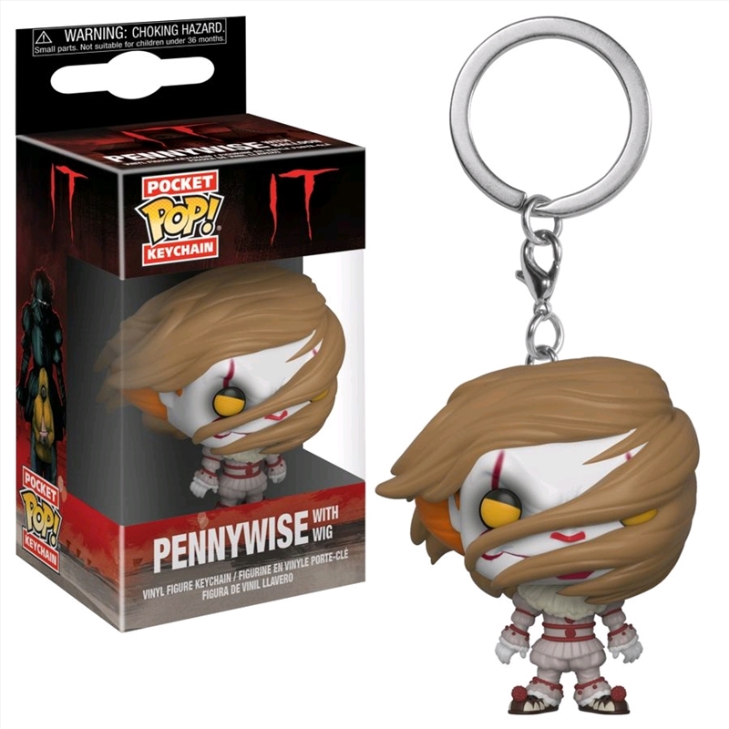 It (2017) - Pennywise with Wig Pocket Pop! Keychain/Product Detail/Movies