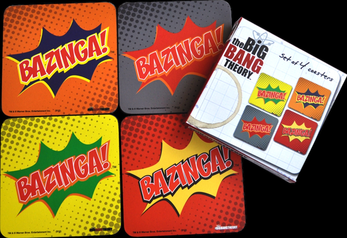 The Big Bang Theory - Bazinga! Coaster Set/Product Detail/Coolers & Accessories