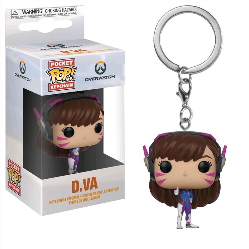 Overwatch - D.Va Pocket Pop! Keychain/Product Detail/Pop Vinyl Keychains