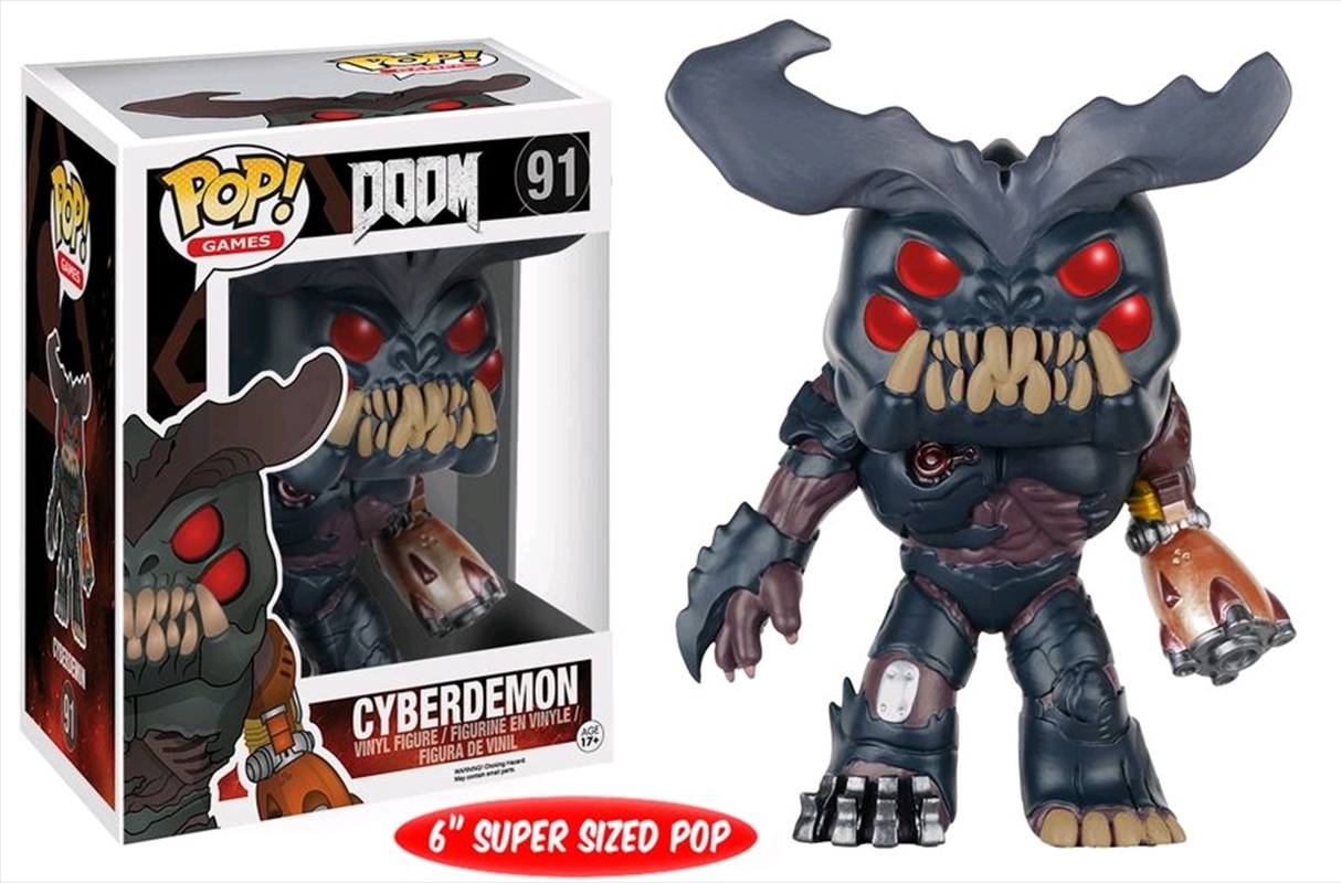 Doom - Cyberdemon 6" Pop! Vinyl/Product Detail/Large Funko Pop Vinyl