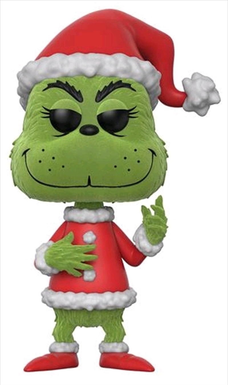 Dr Seuss - Santa Grinch Flocked US Exclusive Pop! Vinyl/Product Detail/Movies