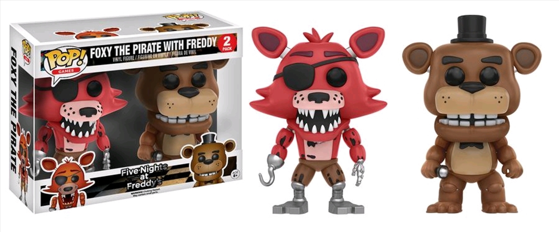 Five Nights at Freddy's - Freddy & Foxy US Exclusive Pop! Vinyl 2-Pack/Product Detail/Standard Pop Vinyl