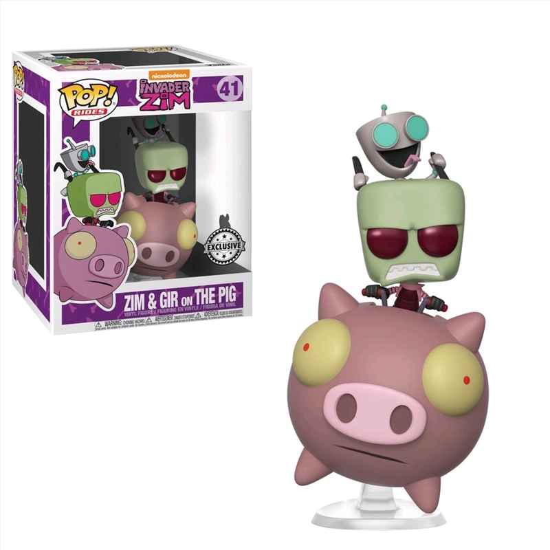 Invader Zim - Zim & GIR on The Pig US Exclusive Pop! Ride/Product Detail/Movies