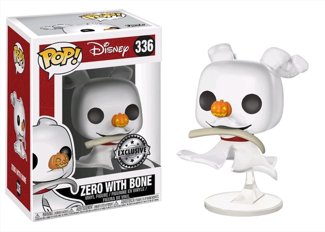 The Nightmare Before Christmas - Zero with Bone US Exclusive Pop! Vinyl/Product Detail/Movies