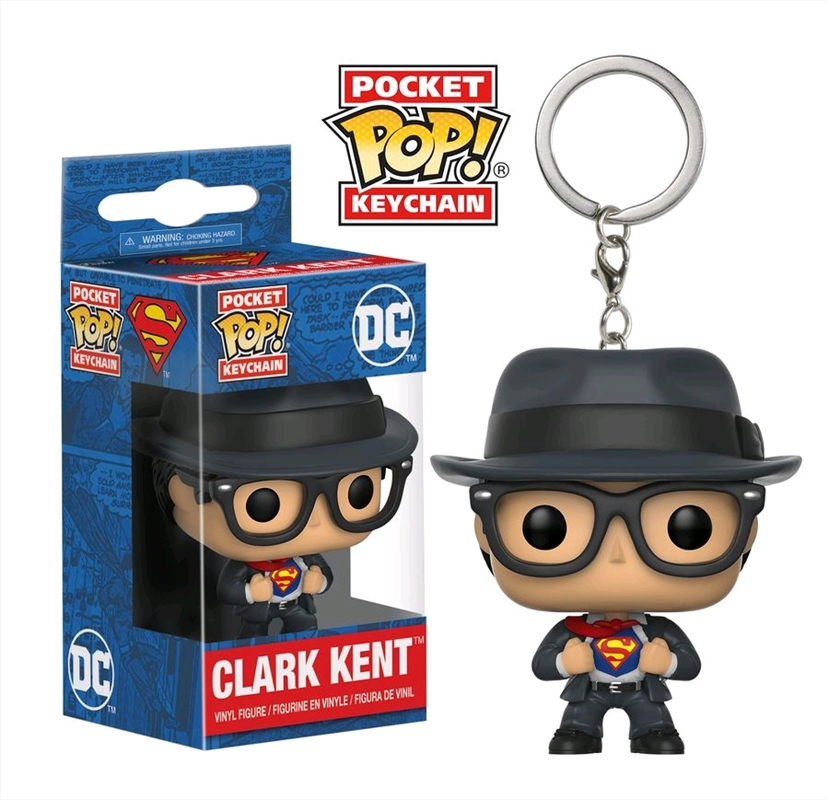 Superman - Clark Kent Pocket Pop! Keychain/Product Detail/Movies