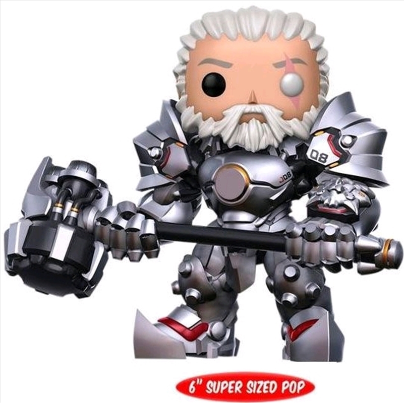 Overwatch - Reinhardt Unmasked US Exclusive 6" Pop! Vinyl/Product Detail/Large Pop Vinyl