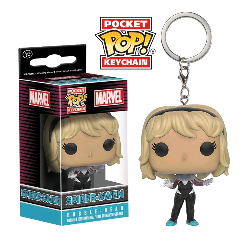 Spider-Man - Spider-Gwen Unhooded US Exclusive Pocket Pop! Keychain/Product Detail/Movies
