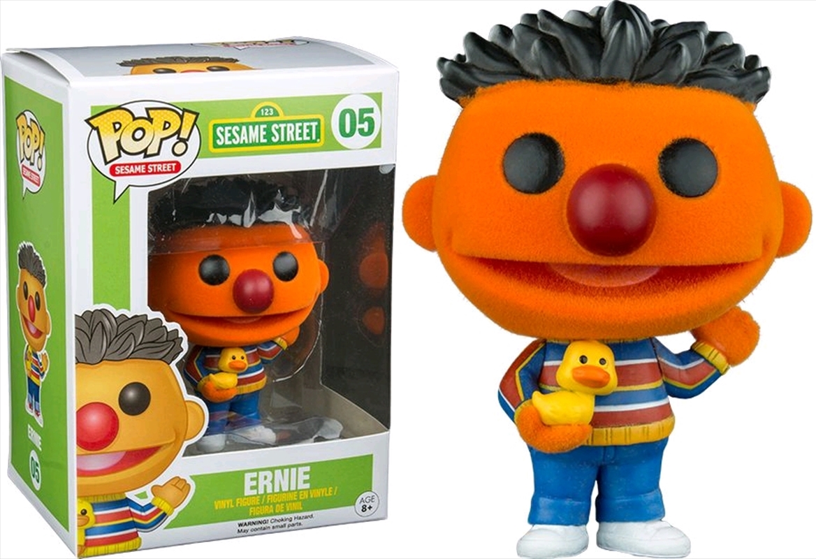 Sesame Street - Ernie Flocked US Exclusive Pop! Vinyl/Product Detail/TV