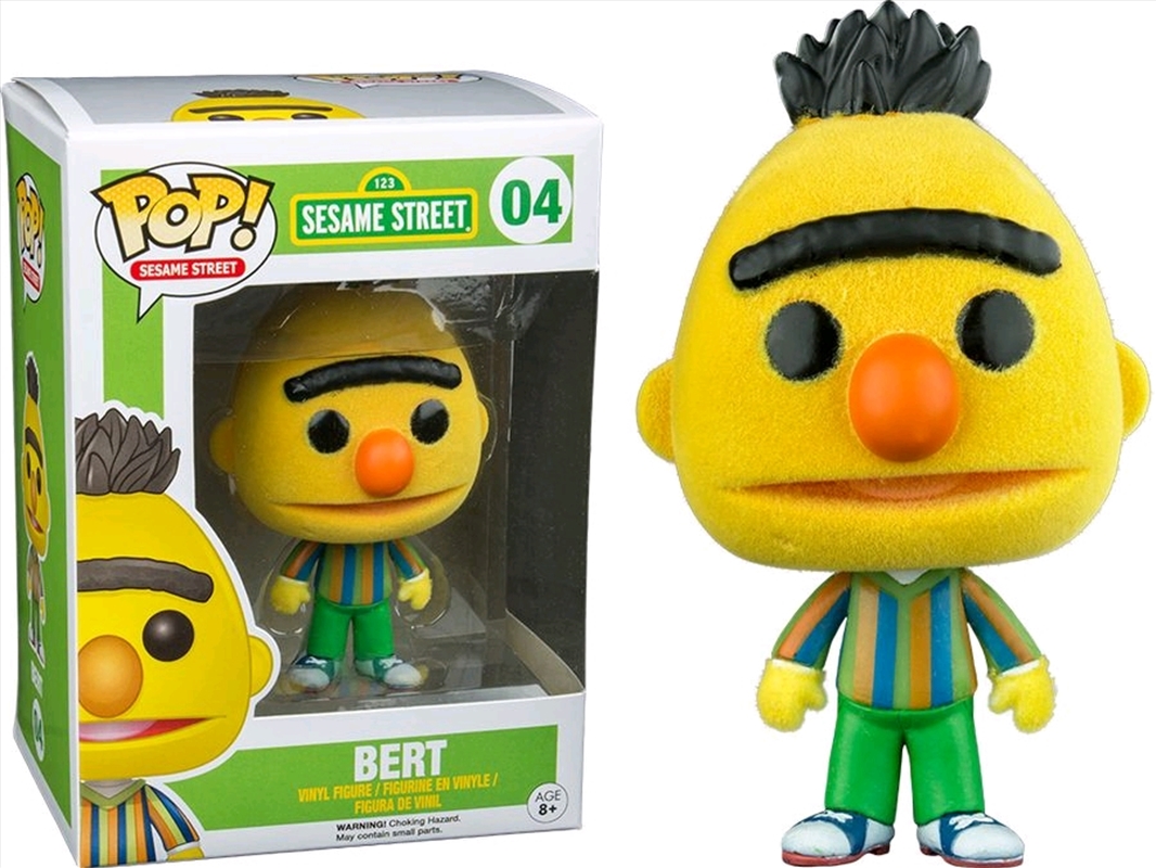 Sesame Street - Bert Flocked US Exclusive Pop! Vinyl/Product Detail/TV
