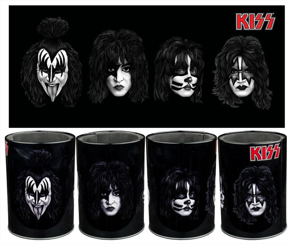 Kiss - Band Faces Metal Can Cooler/Product Detail/Coolers & Accessories