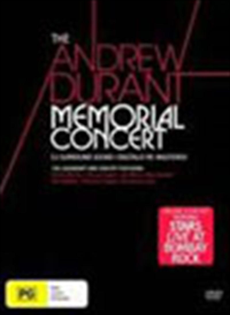 Andrew Durant Memorial Concert/Product Detail/Visual