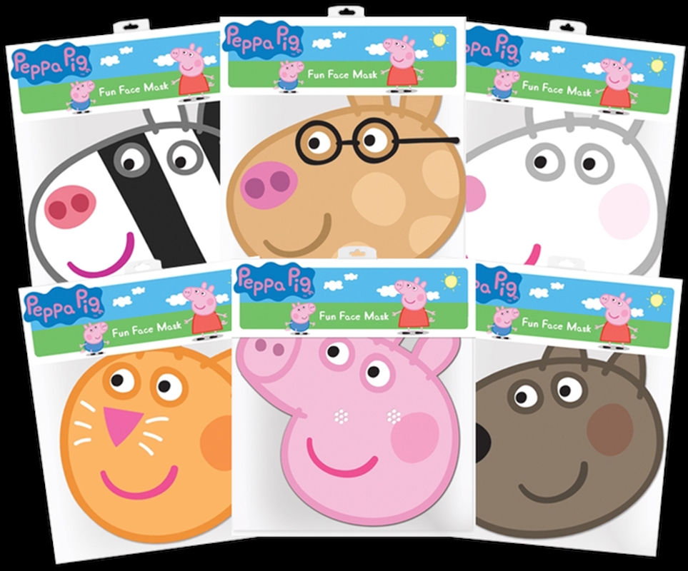 Peppa Pig - Peppa & Friends Masks 6-Pack/Product Detail/Costumes