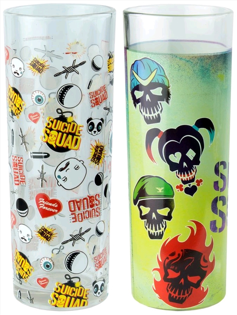 Suicide Squad - Skulls and Pattern Tumbler Set of 2/Product Detail/Glasses, Tumblers & Cups