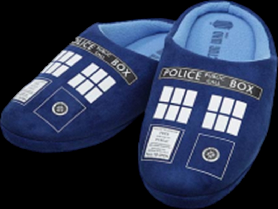 Tardis Printed Slipper Mens 14/Product Detail/Footwear